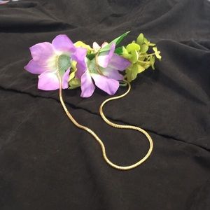 24 Thin Gold Foxtail Chain